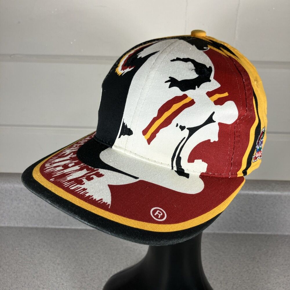 1994 FSU Hat SnapBack Florida State Seminoles Big Logo AOP Retro Vtg 90s Noles